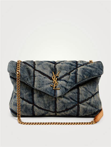 ysl flap bag blue|ysl monogram bag.